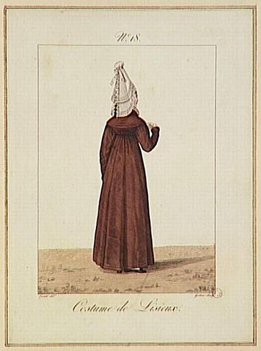 Costume de Lisieux (titre inscrit), Louis Marie Lante, 1827 vers