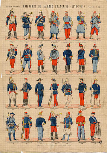 UNIFORMES DE L'ARMÉE FRANÇAISE (1870-1891) (titre inscrit)_0