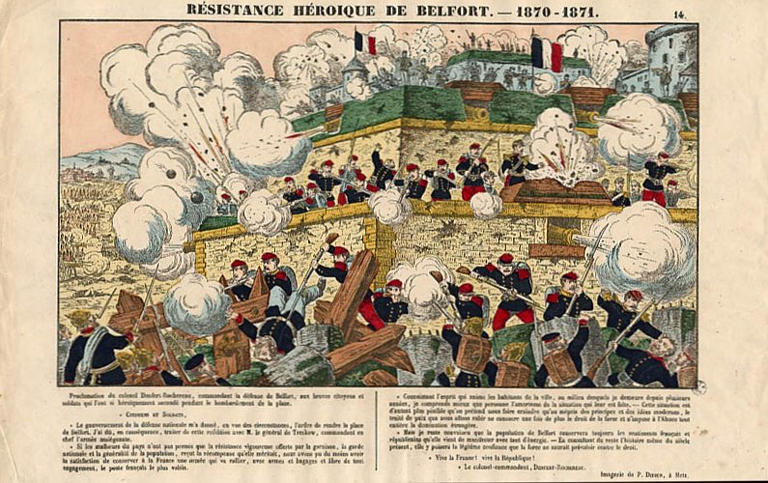 RESISTANCE HEROIQUE DE BELFORT. - 1870-1871 (titre inscrit)_0