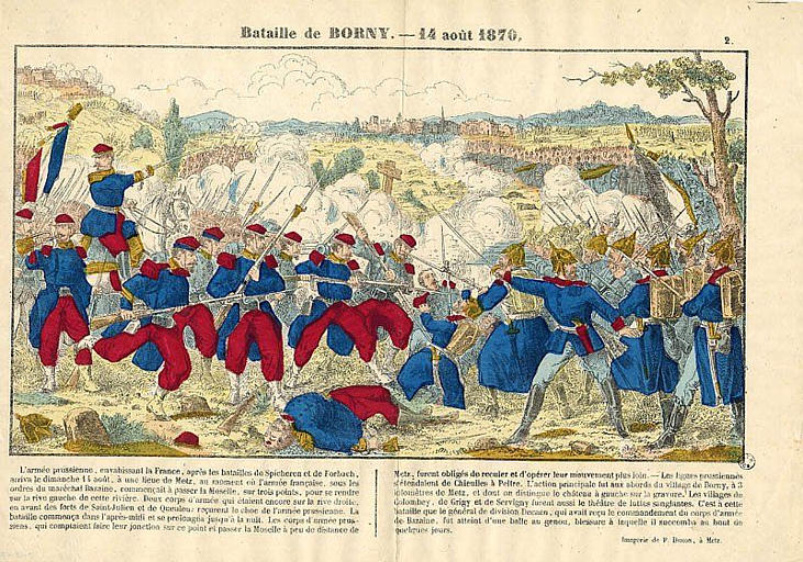 BATAILLE DE BORNY. - 14 août 1870 (titre inscrit)_0