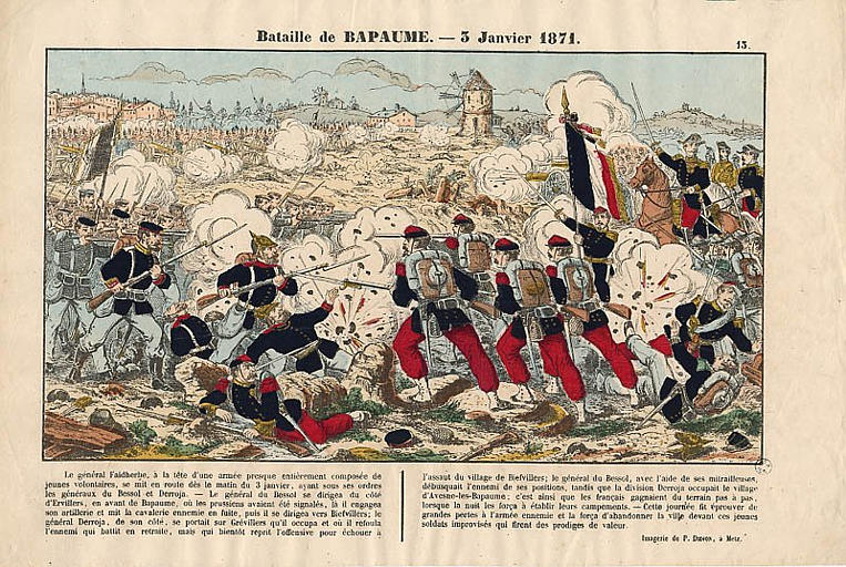 BATAILLE DE BAPAUME. - 3 Janvier 1871 (titre inscrit)_0