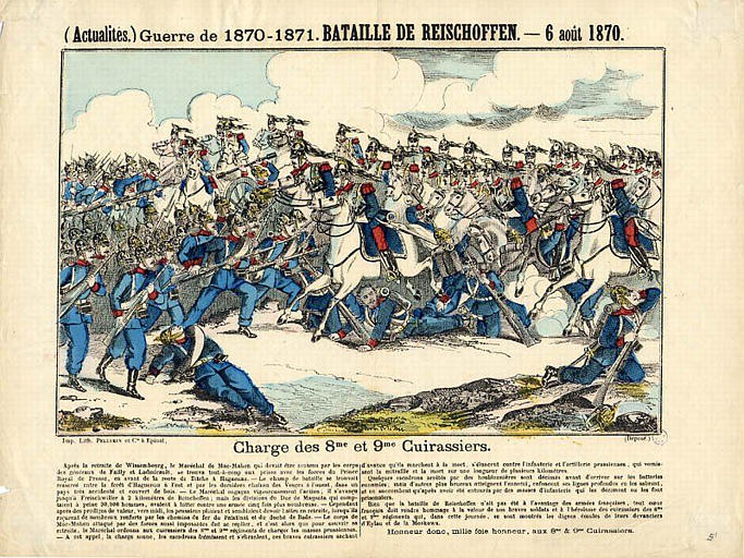 (Actualités.) Guerre de 1870-1871. BATAILLE DE REISCHOFFEN. - 6 août 1870 (titre inscrit)_0