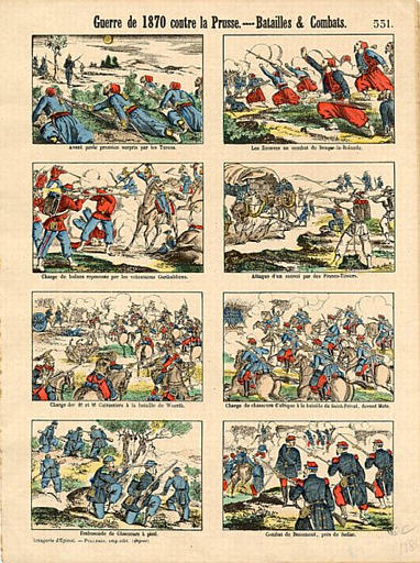 Guerre de 1870 contre la Prusse. - Batailles et Combats (titre inscrit)_0