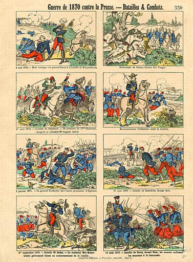 Guerre de 1870 contre la Prusse. - Batailles et Combats (titre inscrit)_0