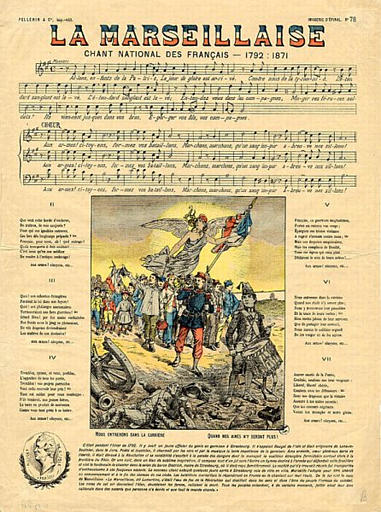 LA MARSEILLAISE / CHANT NATIONAL DES FRANCAIS - 1792 : 1871 (titre inscrit)_0