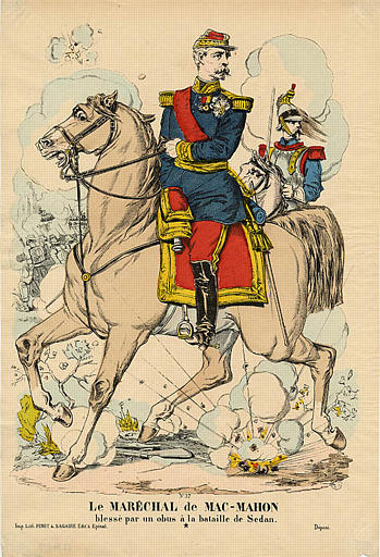 LE MARECHAL DE MAC-MAHON blessé à la bataille de Sedan (titre inscrit)_0
