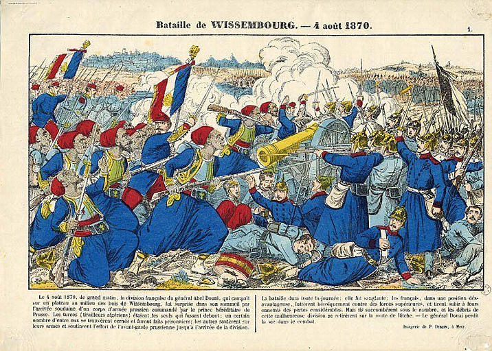 BATAILLE DE WISSEMBOURG. -4 août 1870 (titre inscrit)_0