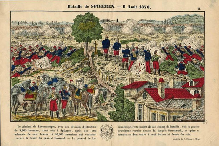 Bataille de SPIKEREN. - 6 Août 1870 (titre inscrit)_0
