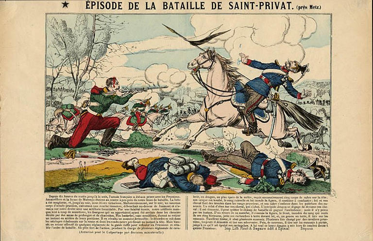 EPISODE DE LA BATAILLE DE SAINT-PRIVAT (près Metz) (titre inscrit)_0