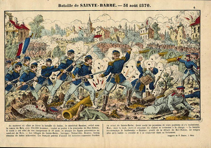 Bataille de SAINTE-BARBE. - 31 août 1870 (titre inscrit)_0