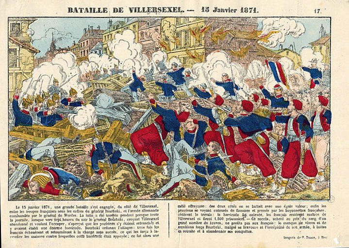 BATAILLE DE VILLERSEXEL. - 15 Janvier 1871 (titre inscrit)_0