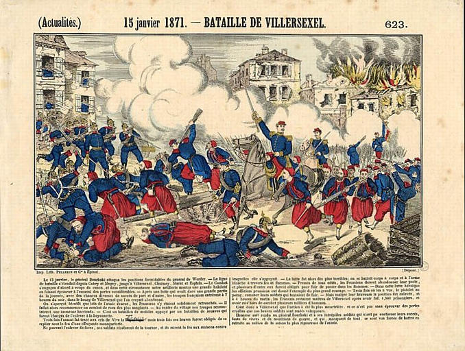 (Actualités.) 15 janvier 1871. - BATAILLE DE VILLERSEXEL (titre inscrit)_0