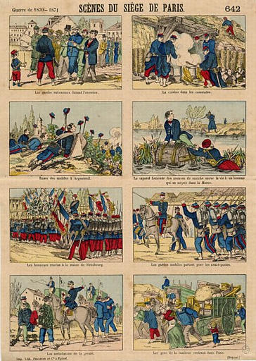Guerre de 1870-1871 SCENES DU SIEGE DE PARIS (titre inscrit)_0
