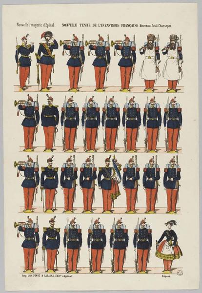 NOUVELLE TENUE DE L'INFANTERIE FRANCAISE. (titre inscrit)_0