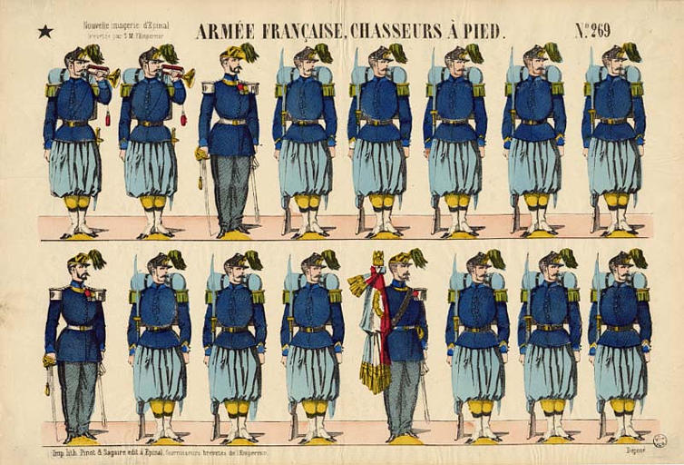 ARMEE FRANCAISE, CHASSEURS A PIED (titre inscrit)_0