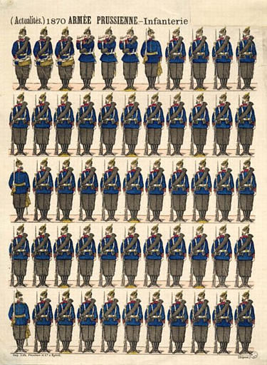 (Actualitès.) 1870 ARMEE PRUSSIENNE. - Infanterie (titre inscrit)_0
