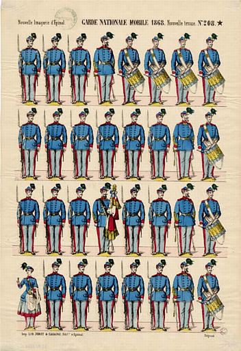 GARDE NATIONALE MOBILE 1868. Nouvelle tenue (titre inscrit)_0