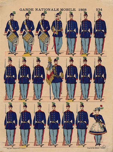 GARDE NATIONALE MOBILE. 1868 (titre inscrit)_0