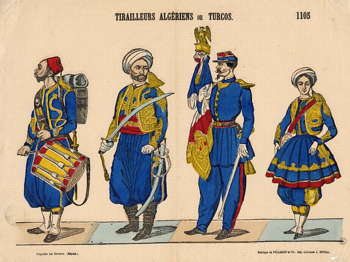 TIRAILLEURS ALGERIENS OU TURCOS (titre inscrit)_0