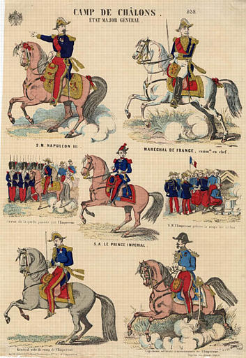 CAMP DE CHALONS. / ETAT MAJOR GENERAL (titre inscrit)_0