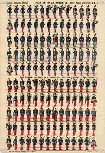 GARDE NATIONALE MOBILE DE 1868 (Nouvel uniforme) (titre inscrit)_0