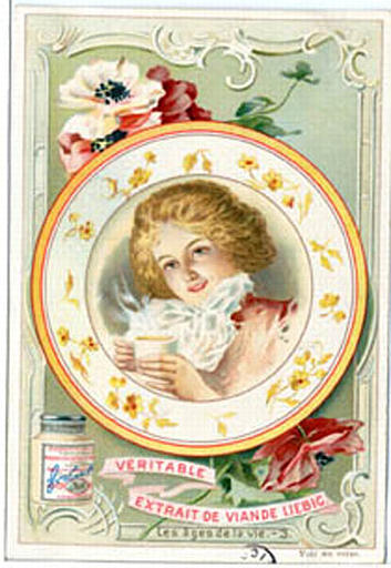 LES AGES DE LA VIE 3 (RECTO) -3 BOEUFS AU REPOS AVANT L'ABATAGE (SIC) (FRAY-BENTOS, COMPAGNIE LIEBIG) (VERSO) (titre inscrit)_0