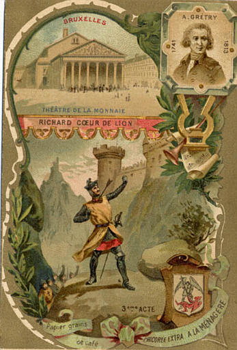 A. GUETRY / 1741 / 1813 / BRUXELLES / THEATRE DE LA MONNAIE : RICHARD COEUR DE LION / 3éme ACTE (titre inscrit)_0