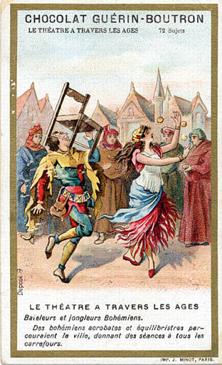 LE THEATRE A TRAVERS LES AGES / Bateleur et jongleur Bohémien (titre inscrit)_0