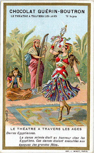 LE THEATRE A TRAVERS LES AGES / Danses égyptiennes (titre inscrit)_0