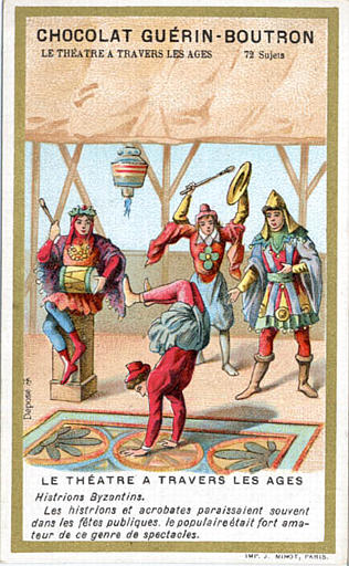 LE THEATRE A TRAVERS LES AGES / Histrions Byzantins (titre inscrit)_0