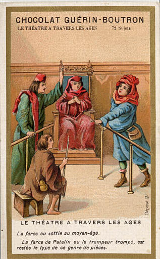LE THEATRE A TRAVERS LES AGES / La farce ou sottie au moyen-âge (titre inscrit)_0
