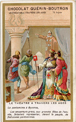 LE THEATRE A TRAVERS LES AGES / La pantomime à Byzance (titre inscrit)_0