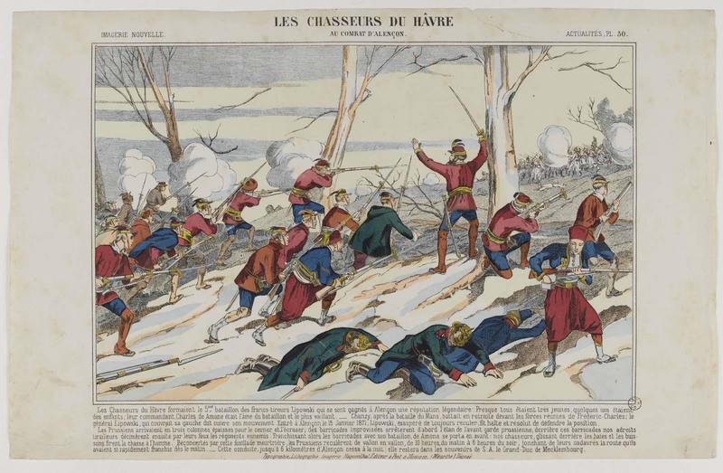 LES CHASSEURS DU HÂVRE AU COMBAT D'ALENÇON (titre inscrit)_0