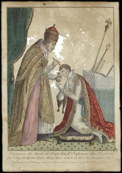 Cérémonie du Sacre de Napoléon 1er Empereur des Français. (titre inscrit)_0