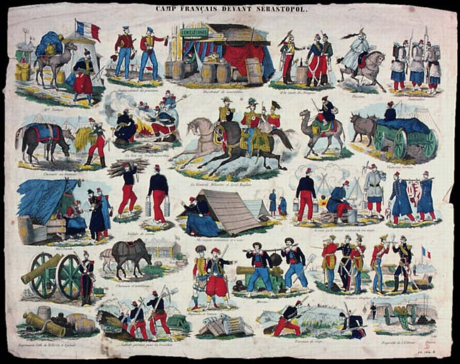 CAMP FRANCAIS DEVANT SEBASTOPOL. (titre inscrit)_0