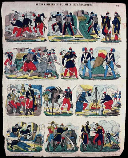 SCENES DIVERSES DU SIEGE DE SEBASTOPOL. (titre inscrit)_0