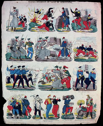 SCENES DIVERSES DU SIEGE DE SEBASTOPOL. (titre inscrit)_0