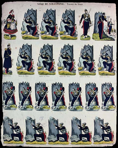 SIEGE DE SEBASTOPOL.Travaux du Génie. (titre inscrit)_0