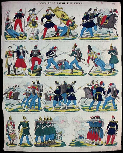 SCENES DE LA BATAILLE DE L'ALMA. (titre inscrit)_0