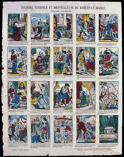 HISTOIRE TERRIBLE ET MERVEILLEUSE DE ROBERT-LE-DIABLE. / (Légende normande.) (titre inscrit)_0
