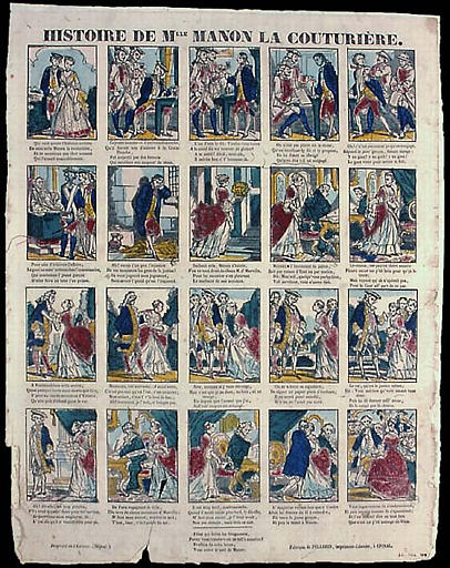 HISTOIRE DE MLLE MANON LA COUTURIERE. (titre inscrit)_0