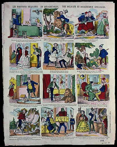 LES POSITIONS DELICATES ET DESAGREABLES. (titre inscrit, français, anglais)_0