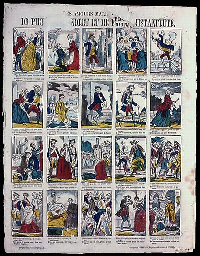 LES AMOURS MALHEUREUX / DE PIERRE GUIGNOLET ET DE FIFINE MISTANFLUTE (titre inscrit)_0
