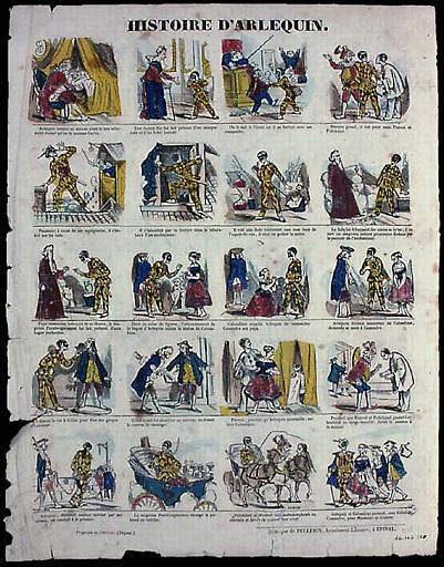 HISTOIRE D'ARLEQUIN. (titre inscrit)_0