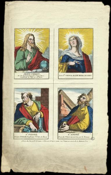 Planche de Saints. (titre factice)_0