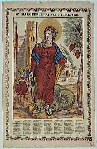 Ste MARGUERITE, VIERGE ET MARTYRE. (titre inscrit)_0
