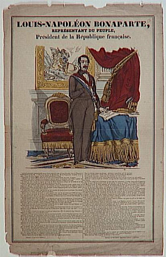 LOUIS-NAPOLEON BONAPARTE, / REPRESENTANT DU PEUPLE, / President de la République Française. (titre inscrit)_0