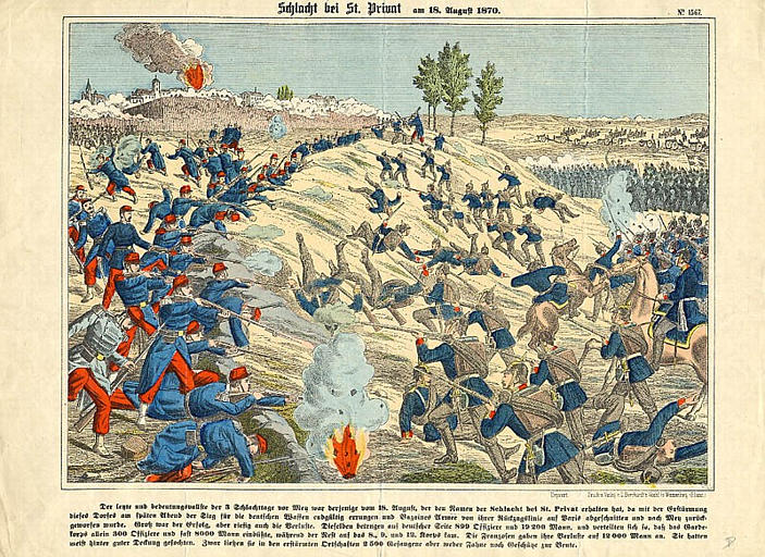 SCHLACHT BEI ST. PRIVAT am 18. August 1870. (titre inscrit)_0