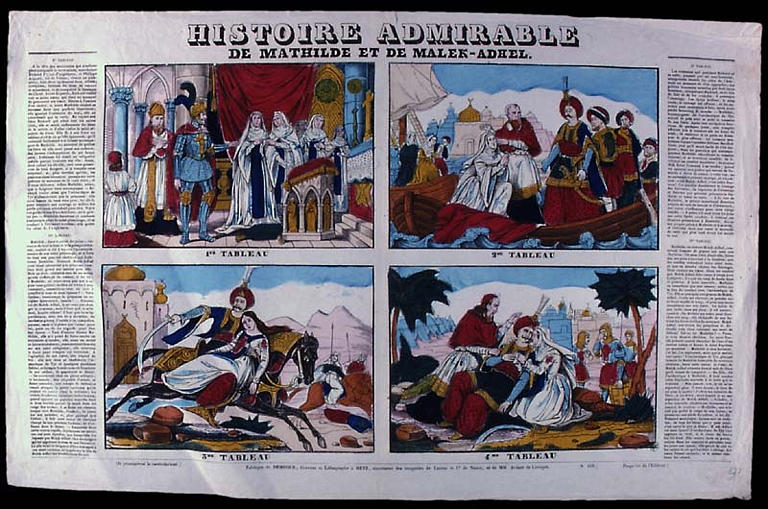 HISTOIRE ADMIRABLE / DE MATHILDE ET DE MALEK-ADHEL. (titre inscrit)_0