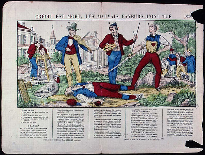 CREDIT EST MORT, LES MAUVAIS PAYEURS L'ONT TUÉ. (titre inscrit)_0